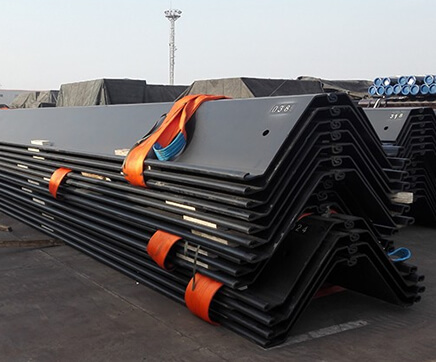 Z type sheet piles